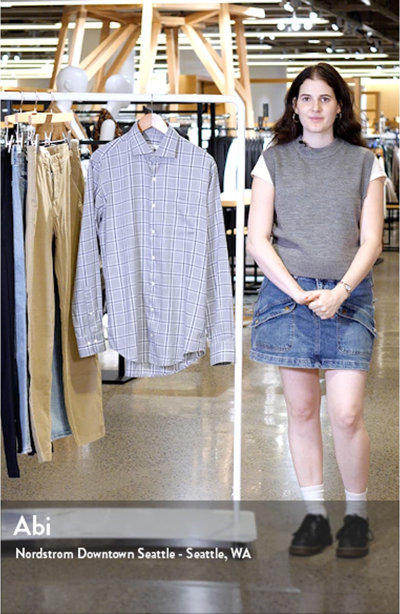 Vernon Plaid Stretch Flannelite Button-Up Shirt, sales video thumbnail