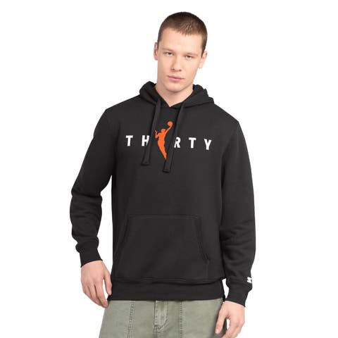 Men's Starter Black Golden State Valkyries 30th Anniversary Pitcher Pullover Hoodie