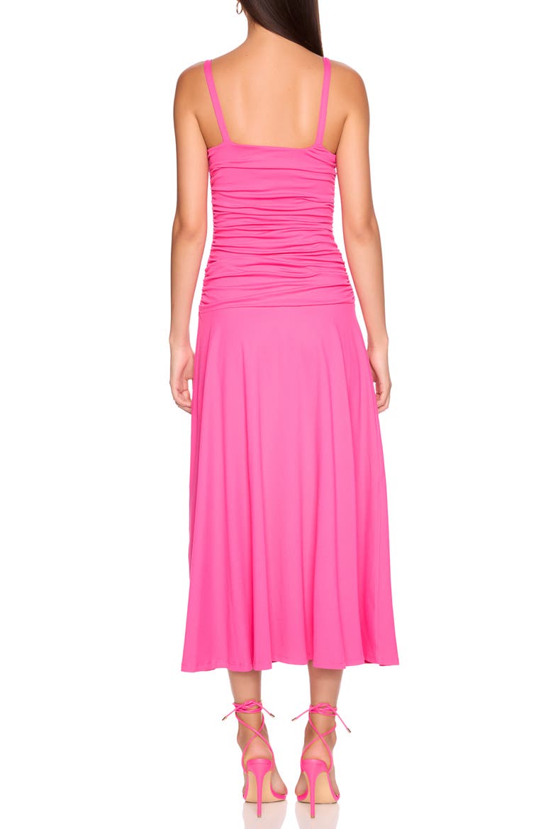 Ruched Sleeveless Maxi Dress, Alternate, color, BOOM