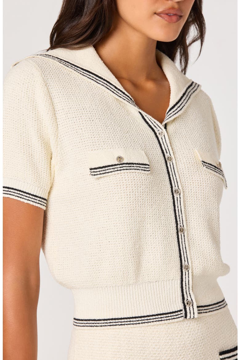 Dynasty Sailor Sweater, Alternate, color, CREAM BLACK