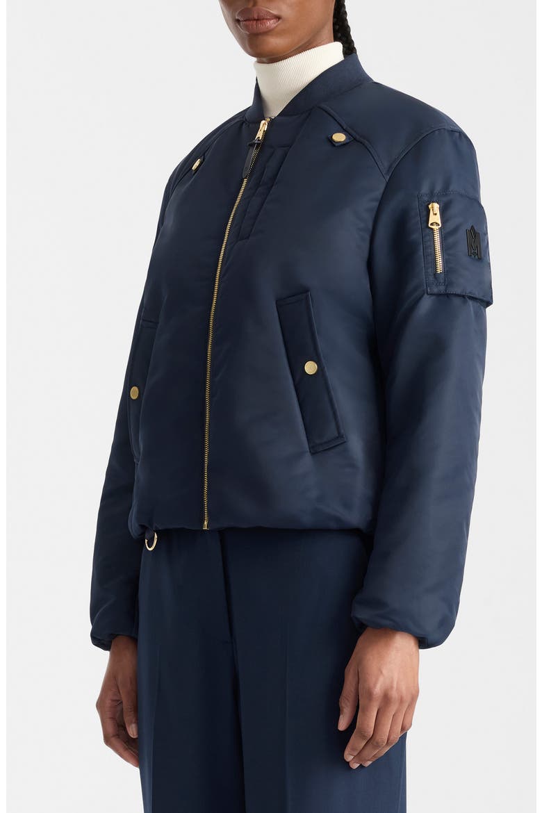 Avana Bomber Jacket, Alternate, color, MARINE BLUE