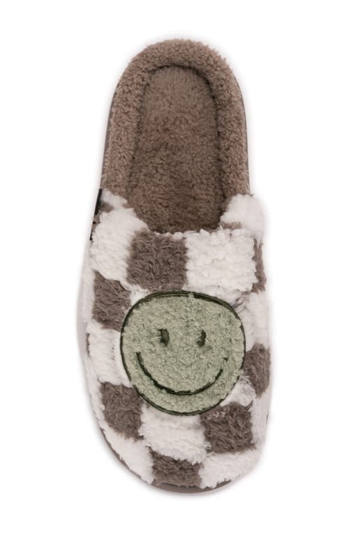 Muk Luks Joss Faux Shearling Lined Slipper In Brown
