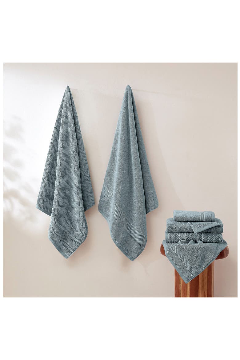 Otis 6-Piece Towel Set, Alternate, color, SOFT GRAY