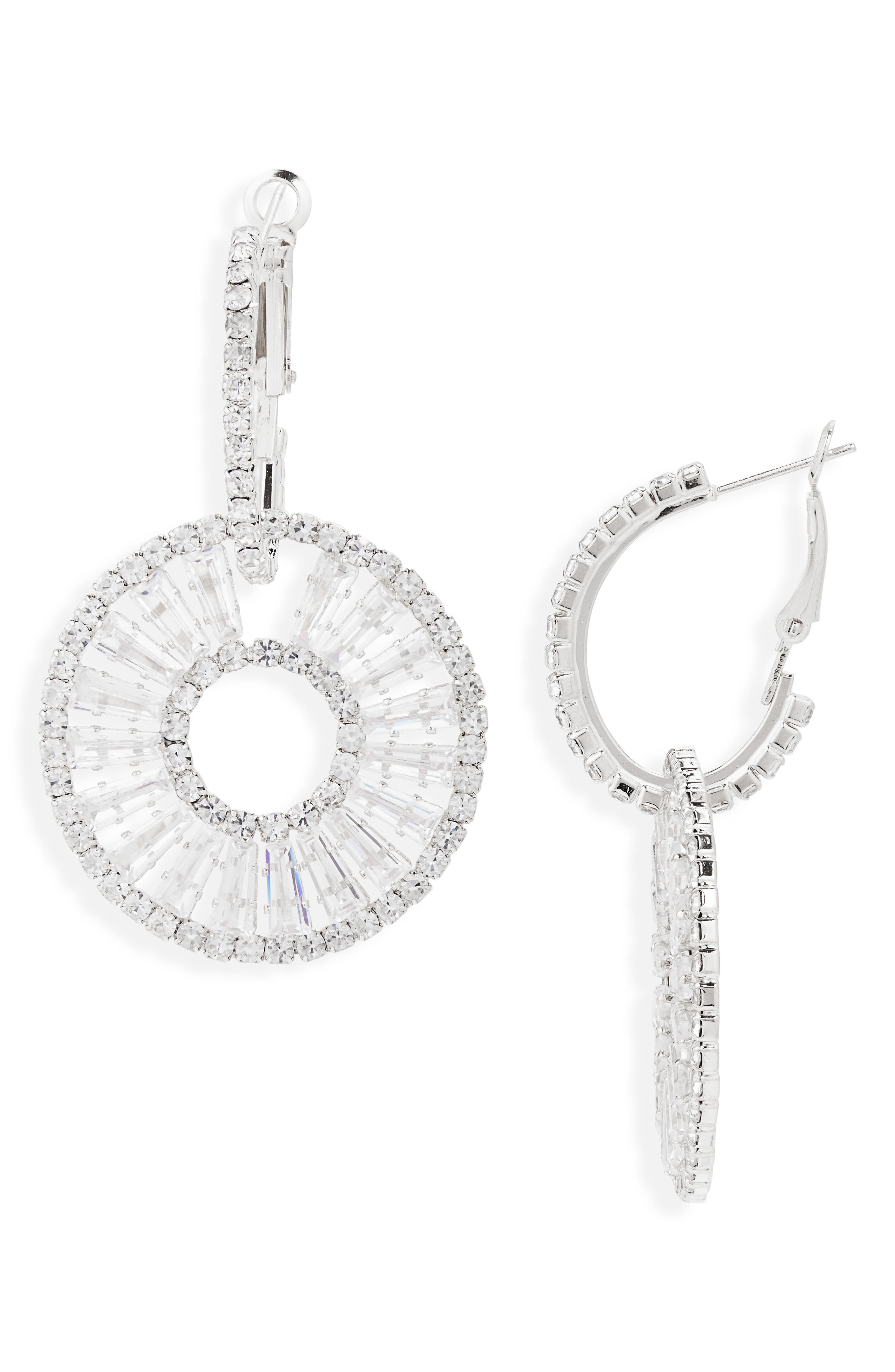 Tasha Circle Drop Earrings