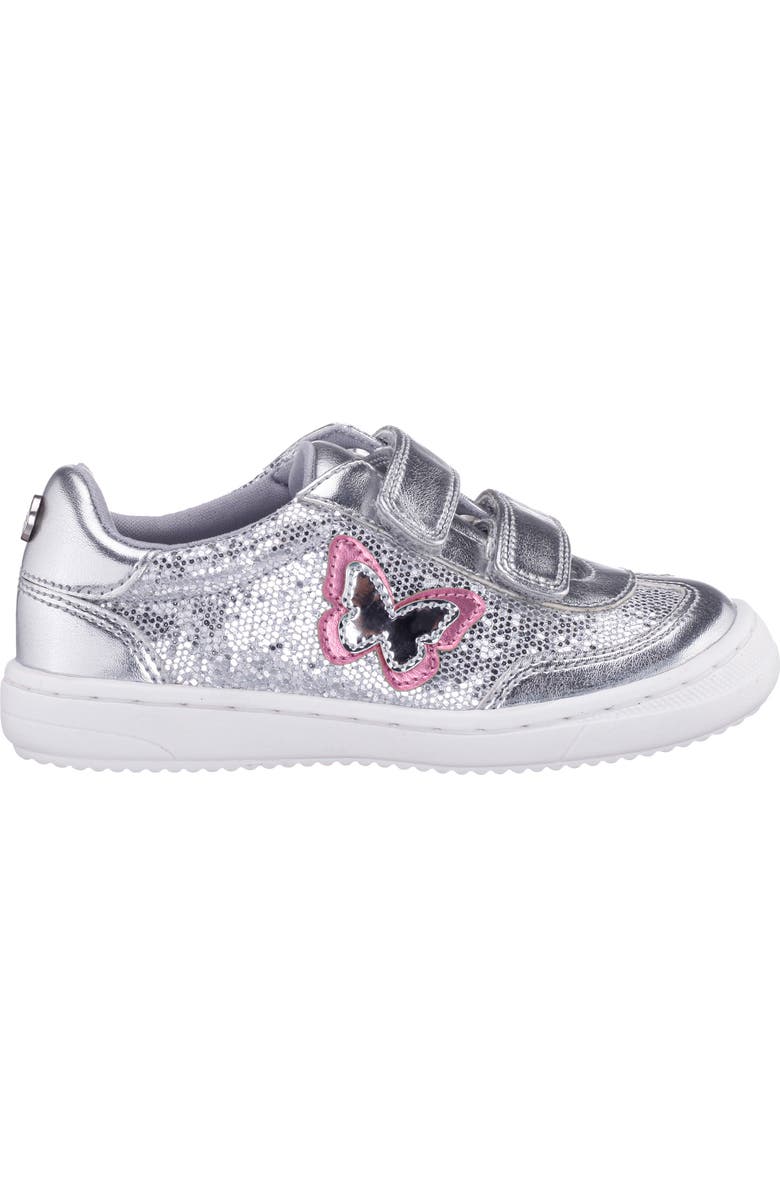 Nina Kids' Desty Sneaker, Alternate, color, Silver Glitter
