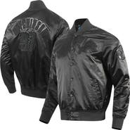PRO STANDARD Men's Pro Standard Aidan Hutchinson Black Detroit Lions Player Full-Snap Jacket