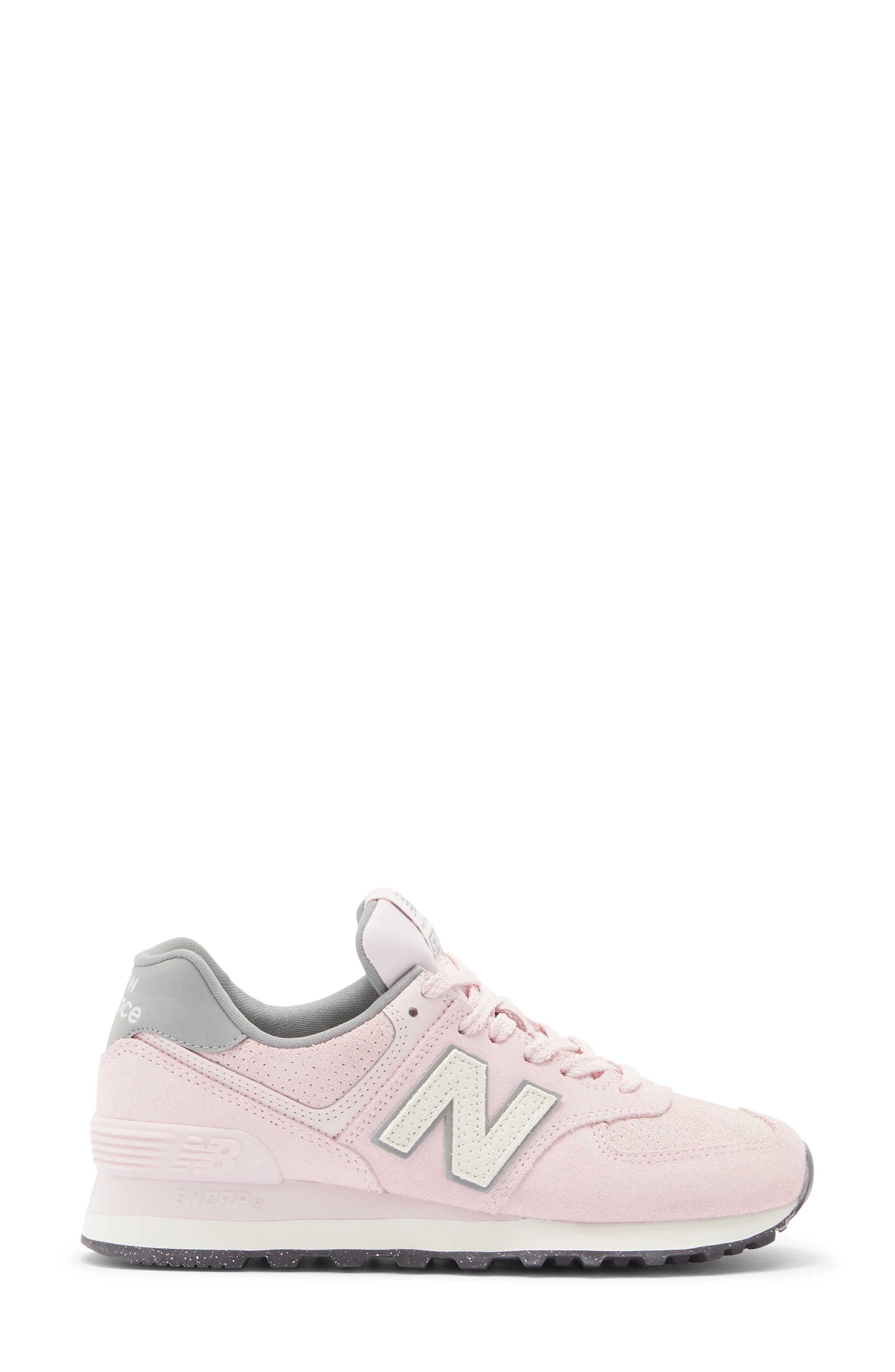New Balance 574 Running Sneaker, Alternate, color, Rose Sugar/ Sea Salt