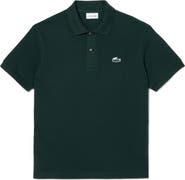 Lacoste Classic Fit Landscape Crocodile Cotton Piqué Polo