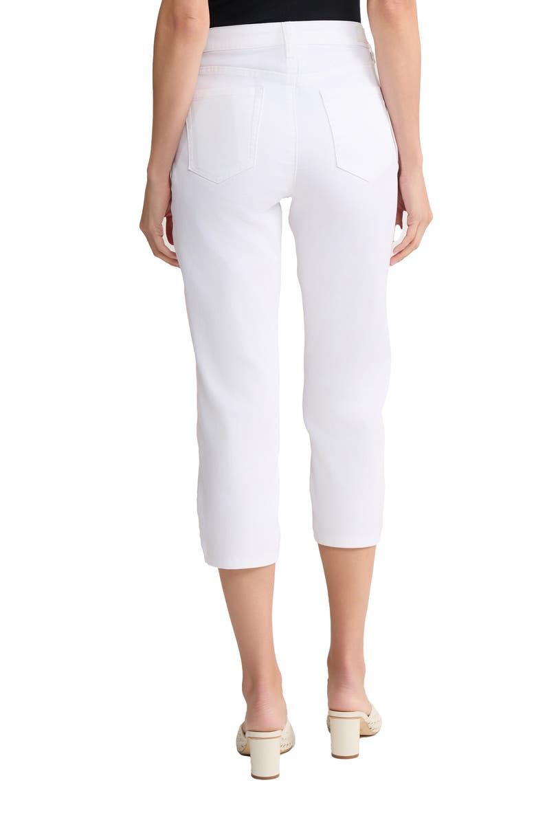 Jones New York Lexington Capri Jeans, Alternate, color, Soft White