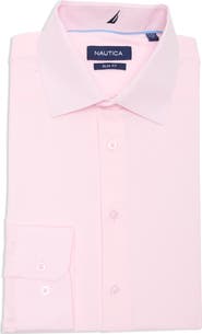 Nautica Slim Fit Arrow Print Stretch Dress Shirt