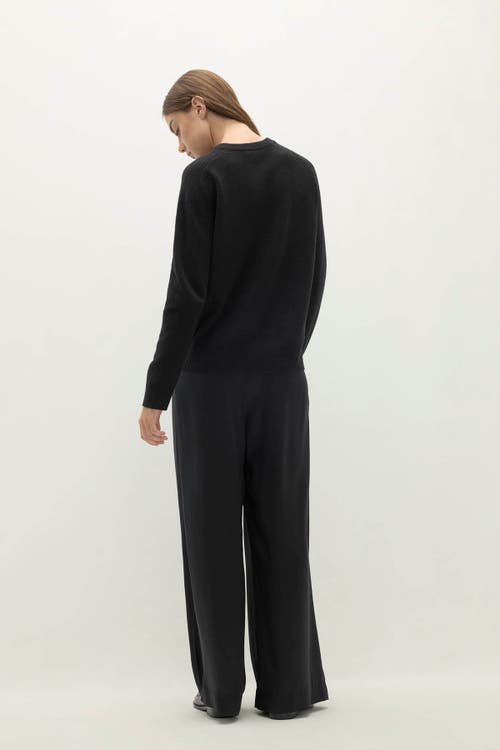 Naked Cashmere Tammy Cashmere Crewneck Sweater In Black