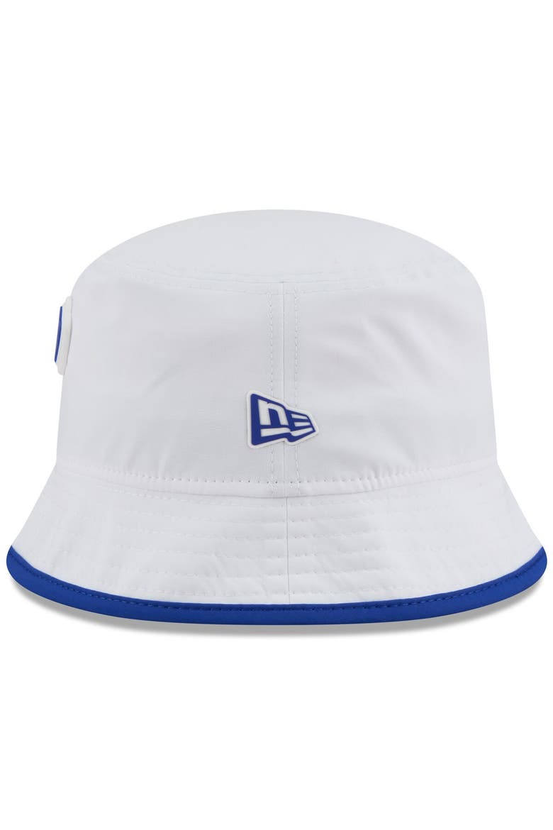 Men's New Era  White Buffalo Bills 2025 NFL Training Camp Stretch Bucket Hat, Alternate, color, White