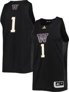 adidas Men's adidas #1 Black Washington Huskies Swingman Basketball Jersey