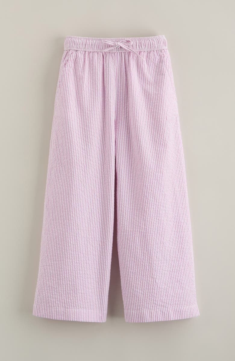 Nordstrom Kids' Cotton Seersucker Pants, Main, color, Purple Lily Winnie Stripe