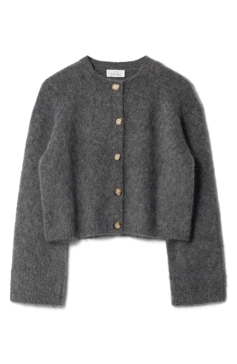 & Other Stories Boxy Mohair & Wool Blend Cardigan, Alternate, color, 