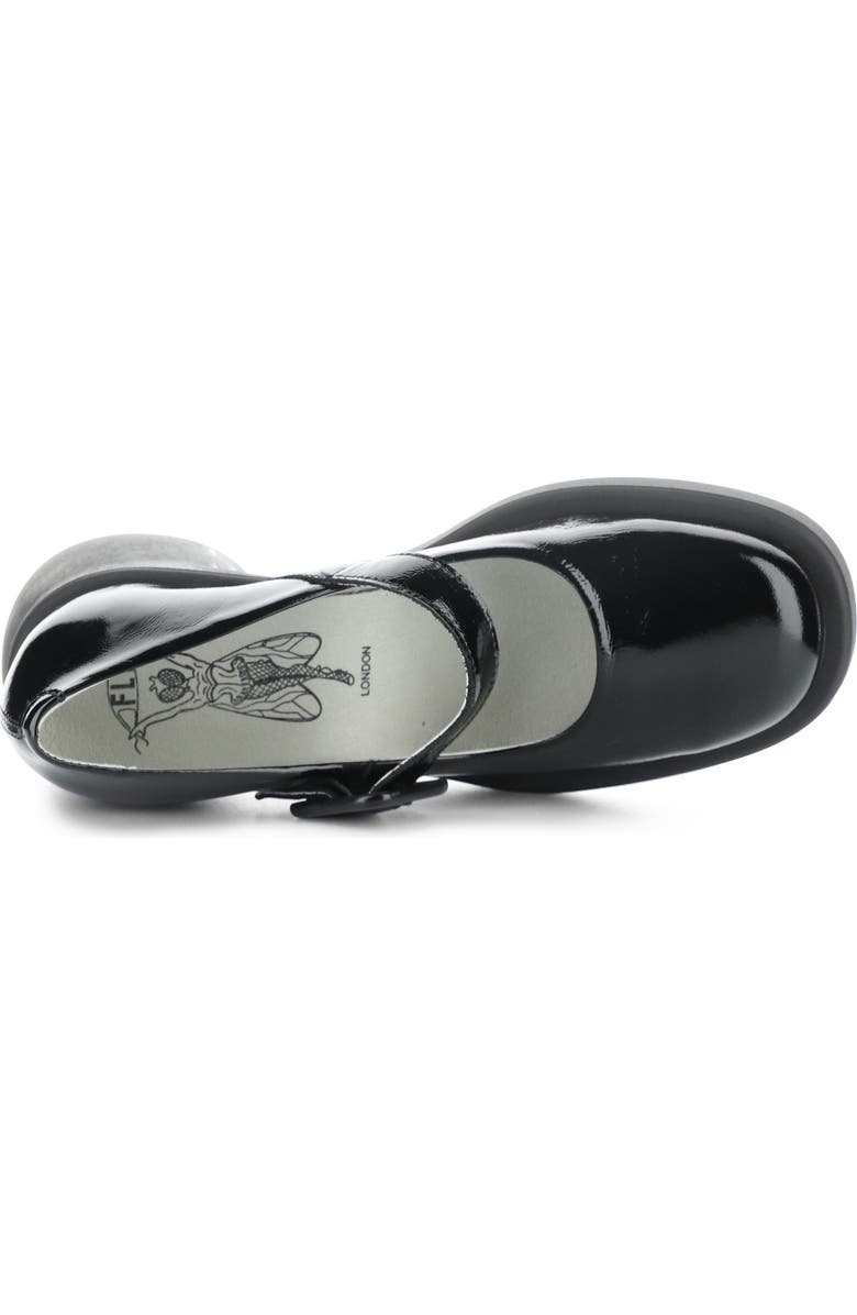 Fly London Huvi Mary Jane Pump, Alternate, color, Black Rock