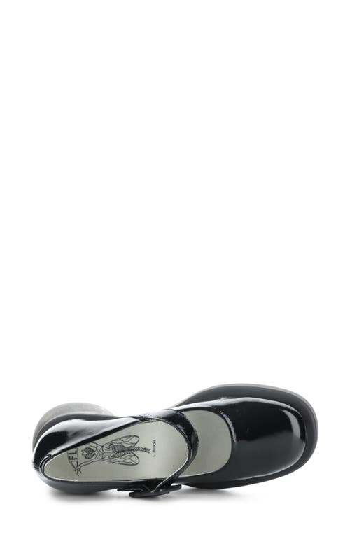 Fly London Huvi Mary Jane Pump In Black