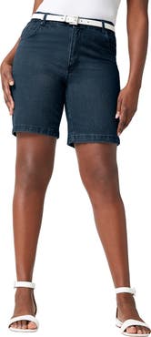 Jessica London Classic Cotton Denim Shorts