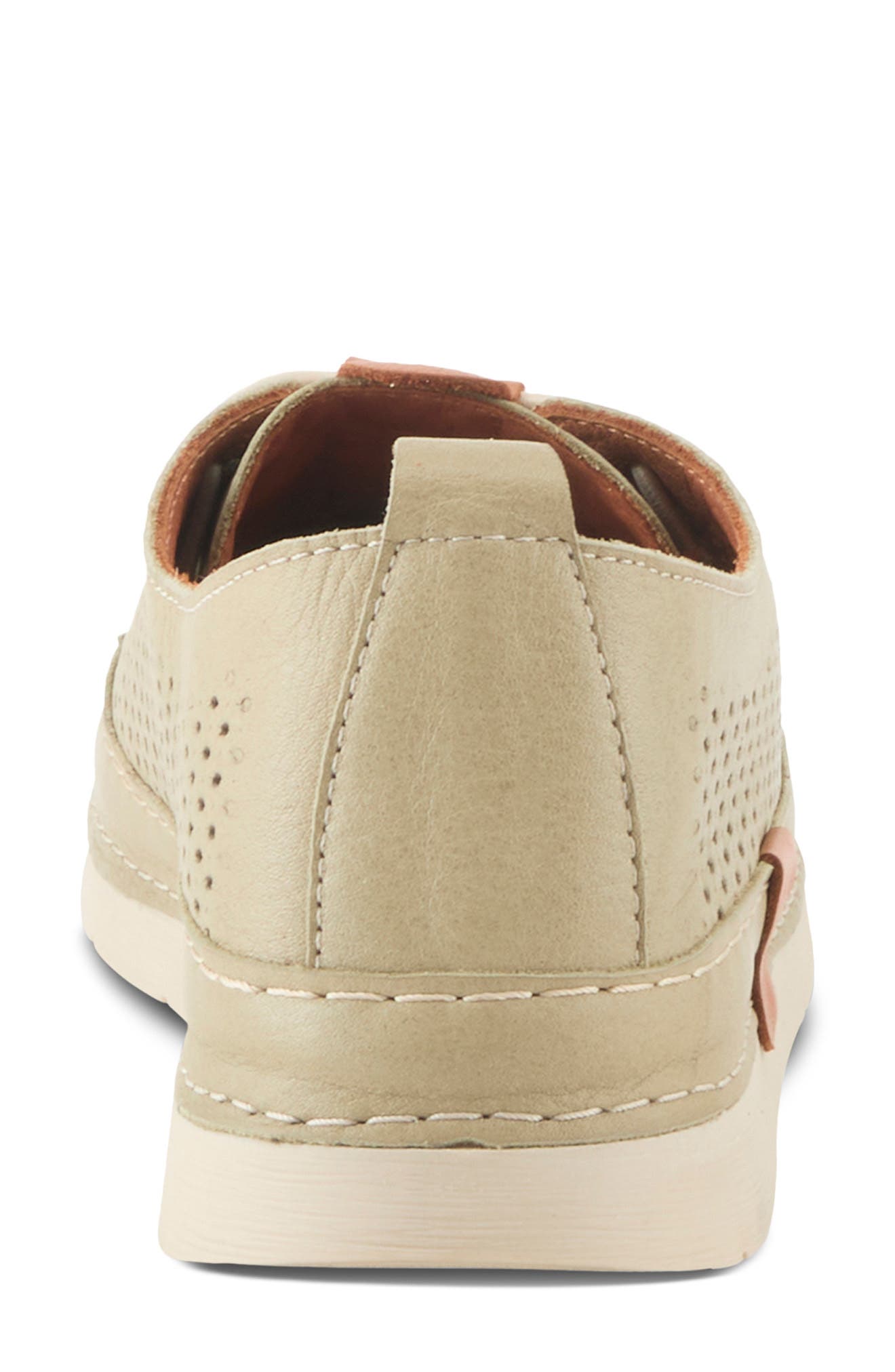 Spring Step Breen Perforated Sneaker, Alternate, color, Olive Green