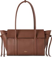 Mulberry Medium Soft Bayswater Grained Leather Satchel