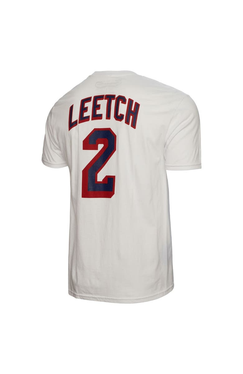 Mitchell & Ness Men's Mitchell & Ness Brian Leetch White New York Rangers Name & Number T-Shirt, Alternate, color,