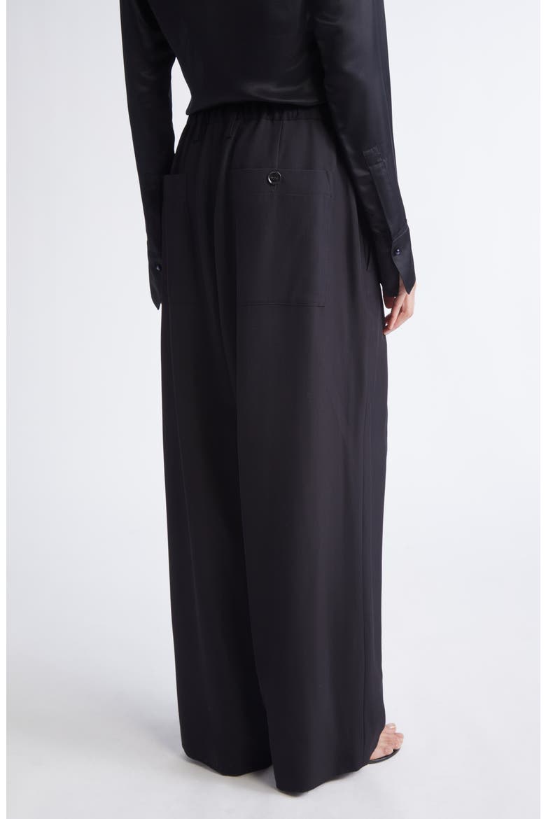 Salome Classic Twill Pants, Alternate, color, BLACK