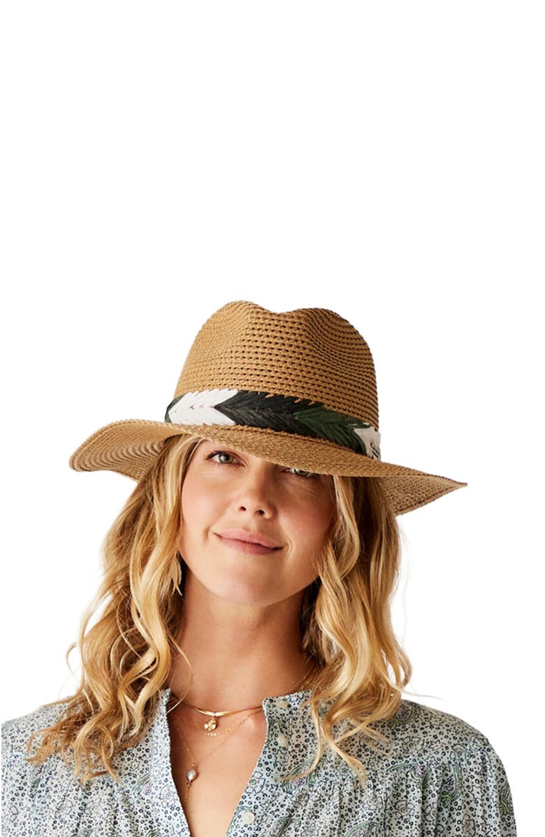 Carve Designs Farrah Packable Hat, Alternate, color, Dark Honey