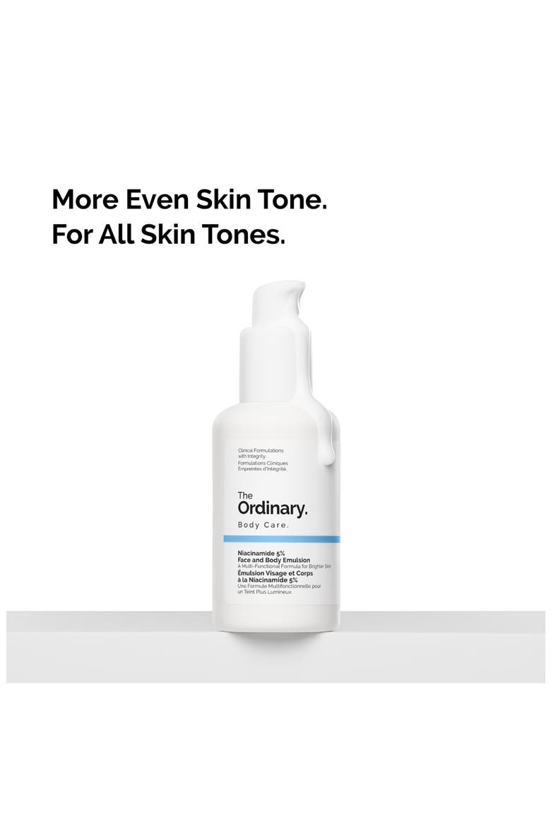 Niacinamide 5% Face and Body Emulsion for Dark Spots & Uneven Tone, Alternate, color, NO COLOR