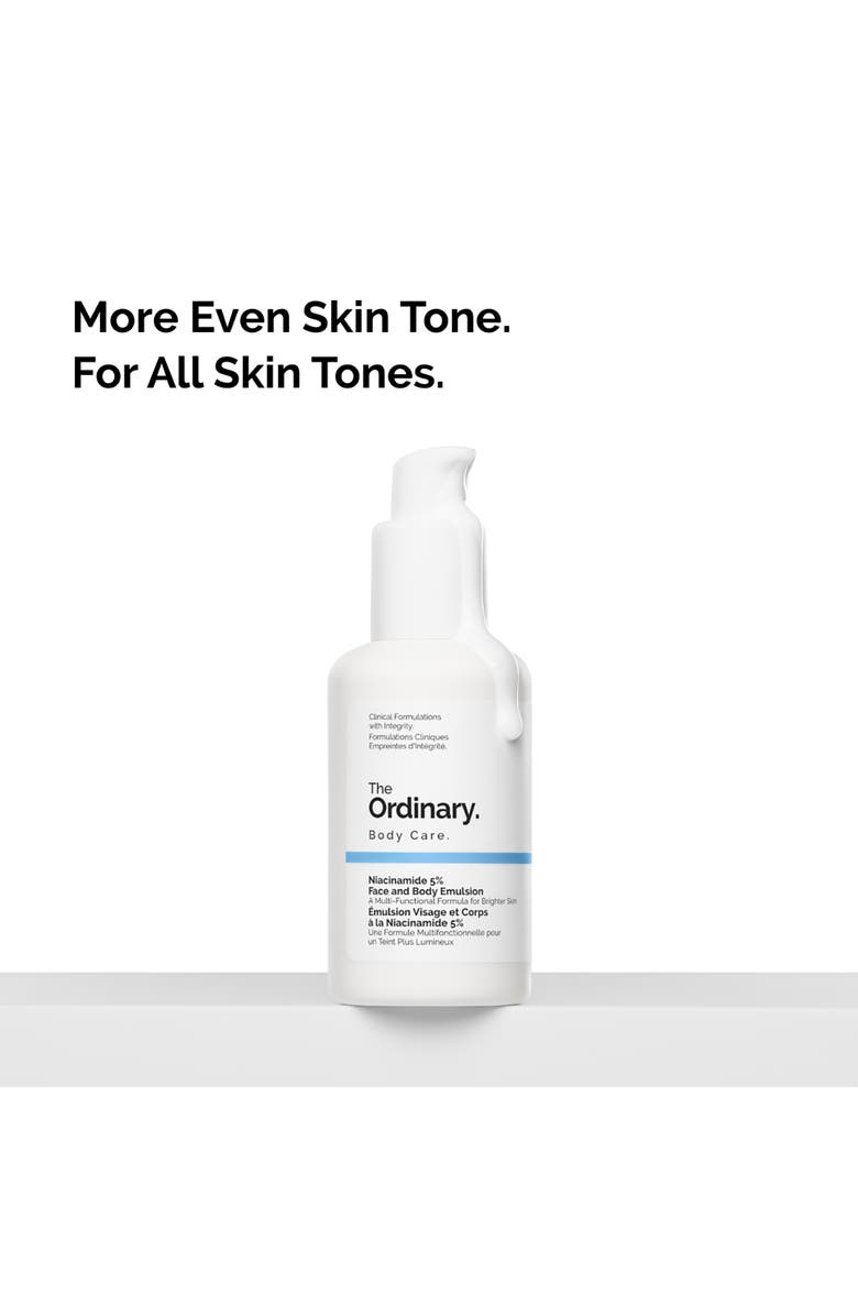 The Ordinary Niacinamide 5% Face and Body Emulsion for Dark Spots & Uneven Tone, Alternate, color, 
