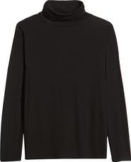 Ming Wang Turtleneck Jersey Tunic Top