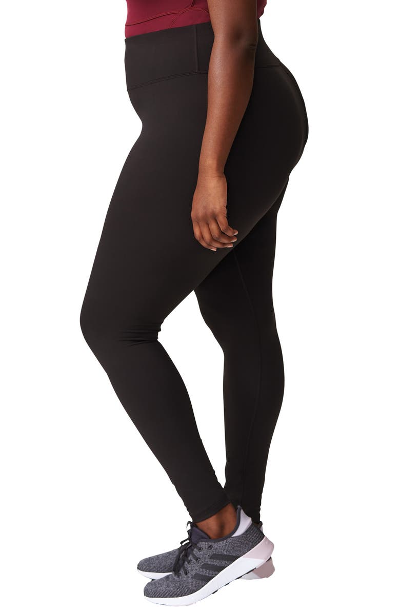 Universal Standard Core Leggings, Alternate, color, Black
