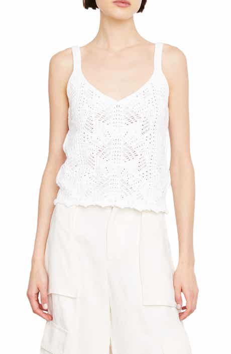Vince Open Stitch Sweater Camisole