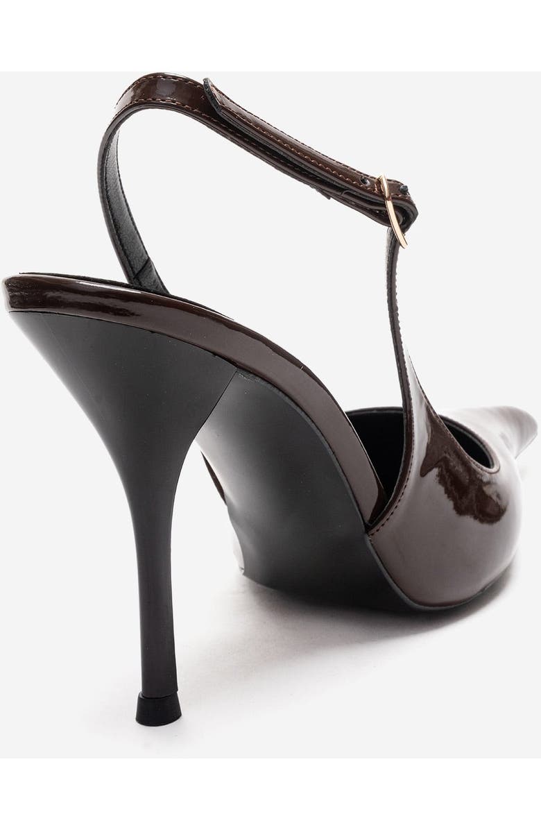 Prologue Shoes Candy Pointed Toe Stiletto Pump, Alternate, color, Brown