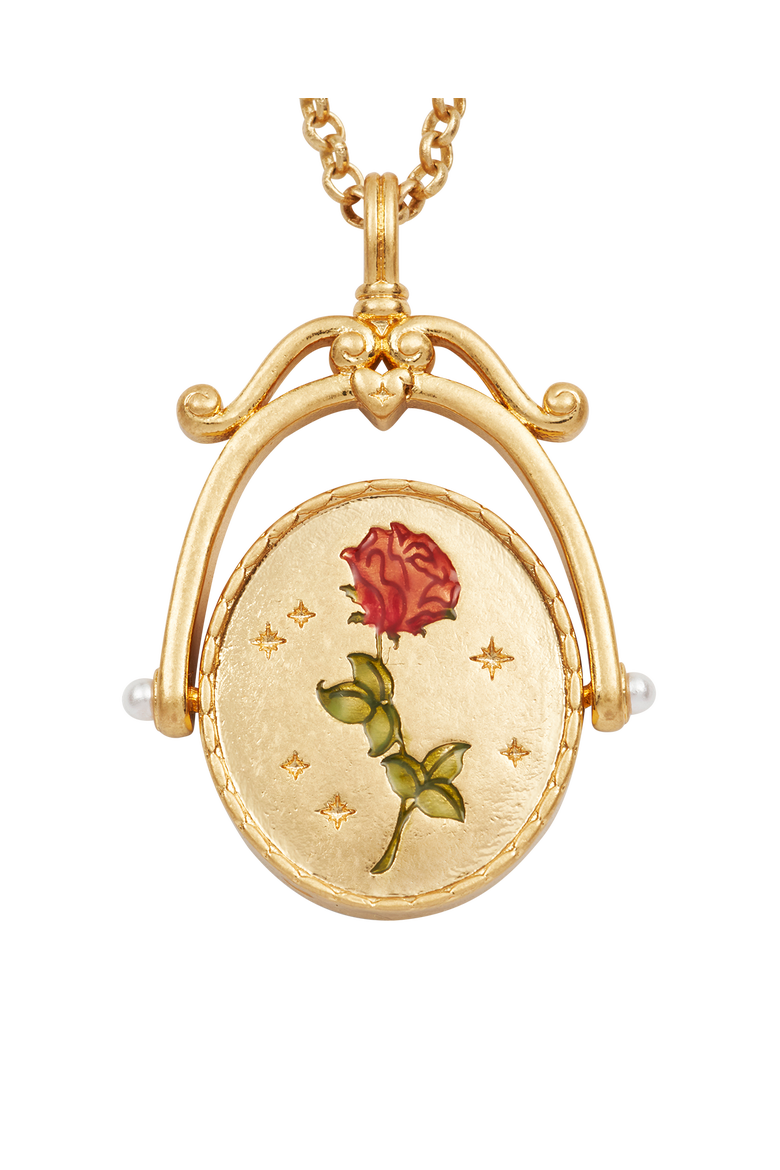 R Initial Rose Gold Spinner Chain Necklace, Alternate, color, Gold