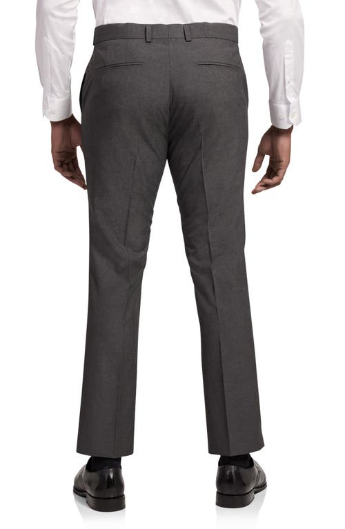 JOHNNY BIGG JOHNNY BIGG RAYMOND SLIM FIT ELASTIC FLAT FRONT DRESS PANTS