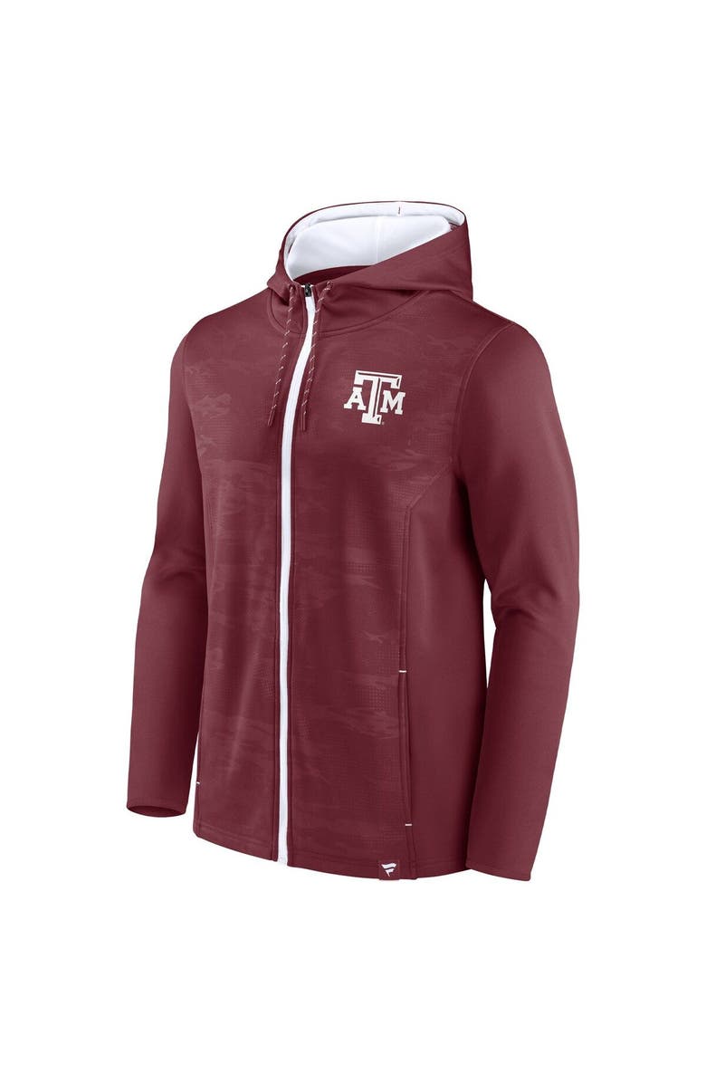 FANATICS Men's Fanatics Branded Maroon Texas A&M Aggies Ball Carrier Full-Zip Hoodie, Alternate, color, 