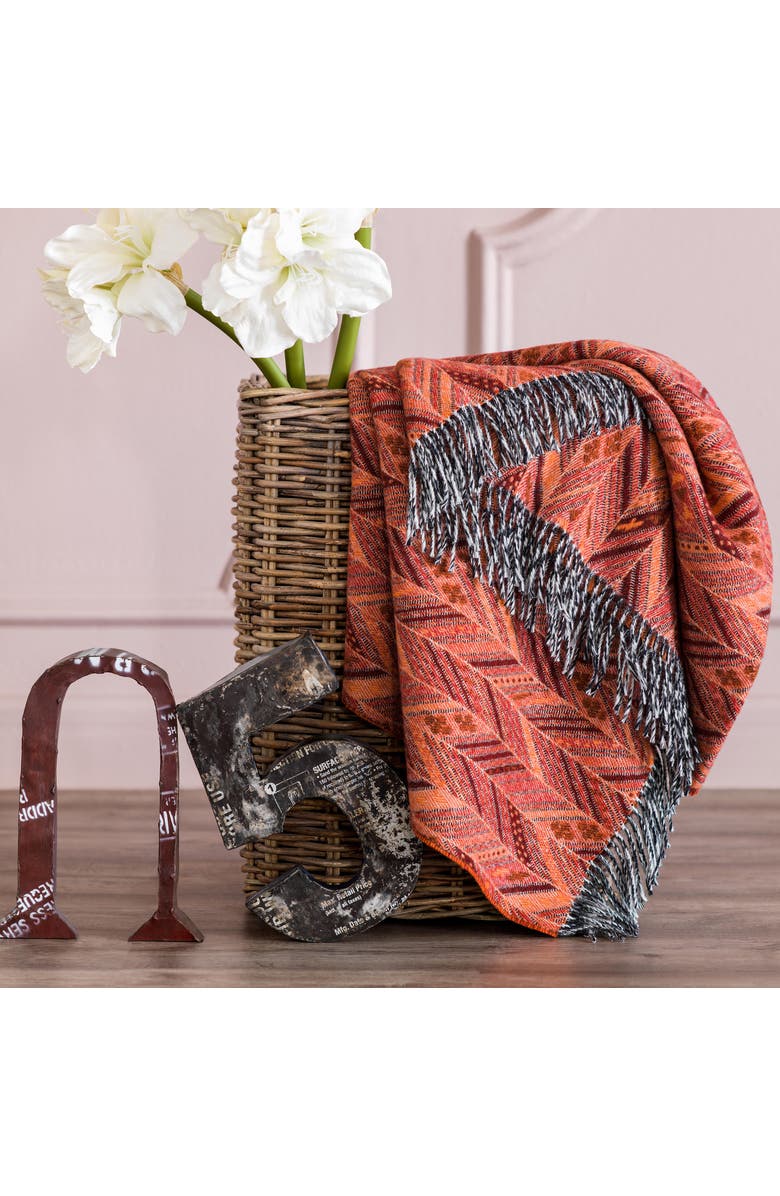 Togas Bertha throw, Alternate, color, Orange