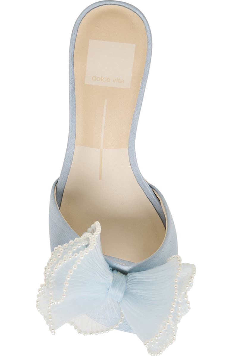 Dolce Vita Narita Pearl Sandal, Alternate, color, Light Blue Satin