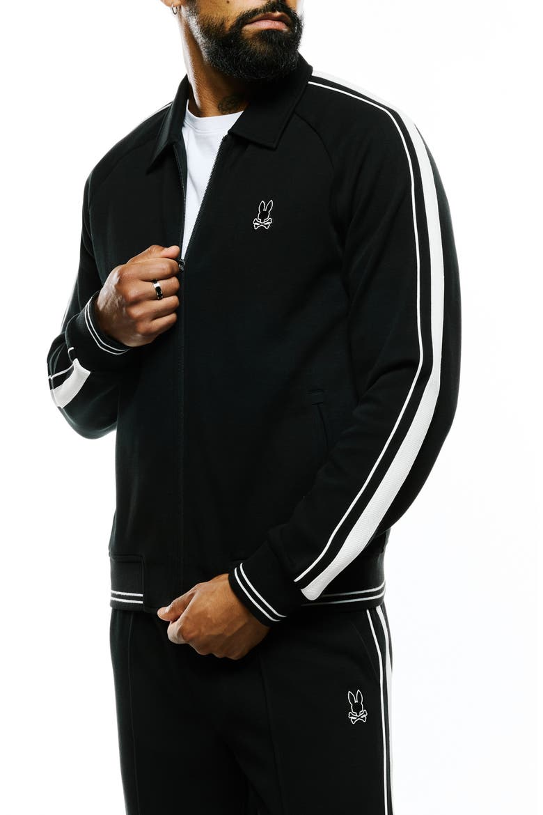 Ceano Track Jacket, Alternate, color, BLACK