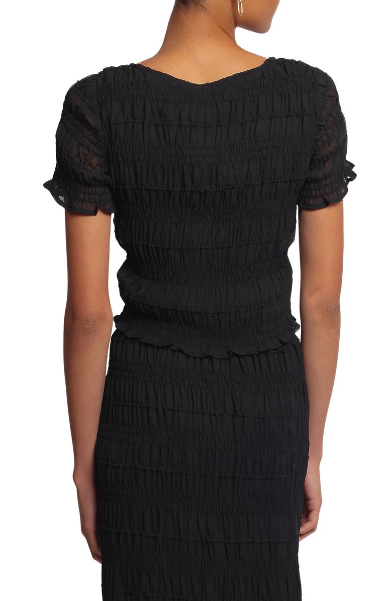 Petal & Pup Valana Smock Top, Alternate, color, Black