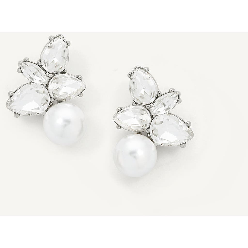 Olive & Piper Remi Studs In Metallic