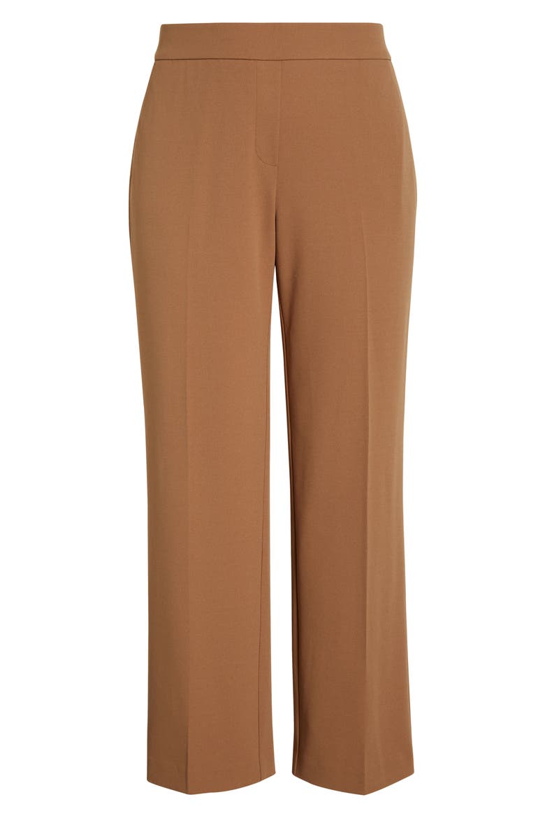 High Waist Pull-On Pants, Alternate, color, VICUNA