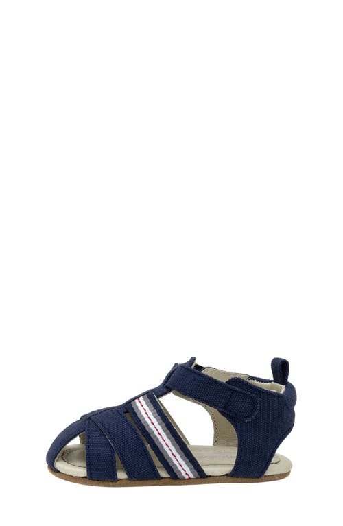Shop Robeez ® Kids' Stuart Sandal In Navy