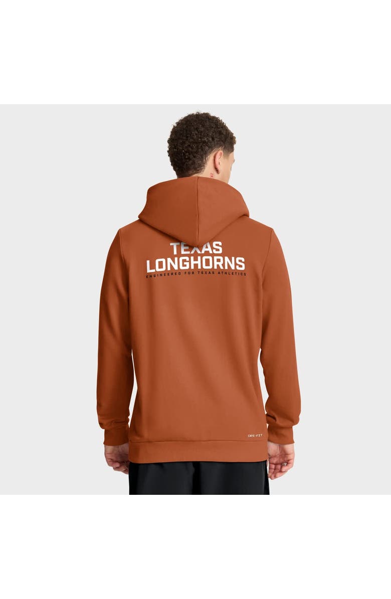 Nike Men's Nike Burnt Orange Texas Longhorns 2025 Sideline Standard Issue Dri-FIT Full-Zip Hoodie, Alternate, color, Burnt Orange