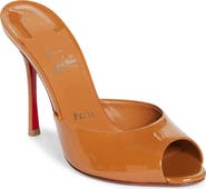 Christian Louboutin Me Dolly Peep Toe Slide Sandal