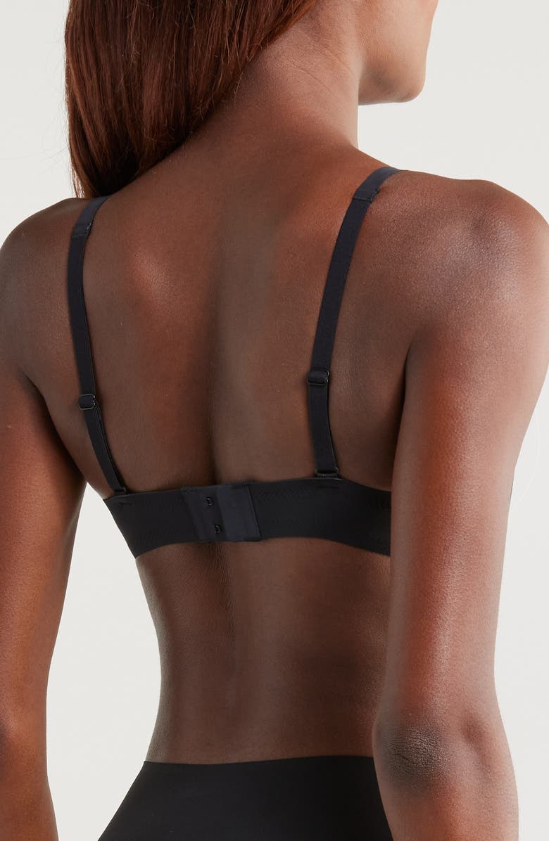MeUndies DreamSeam Plunge Bralette, Alternate, color, Black