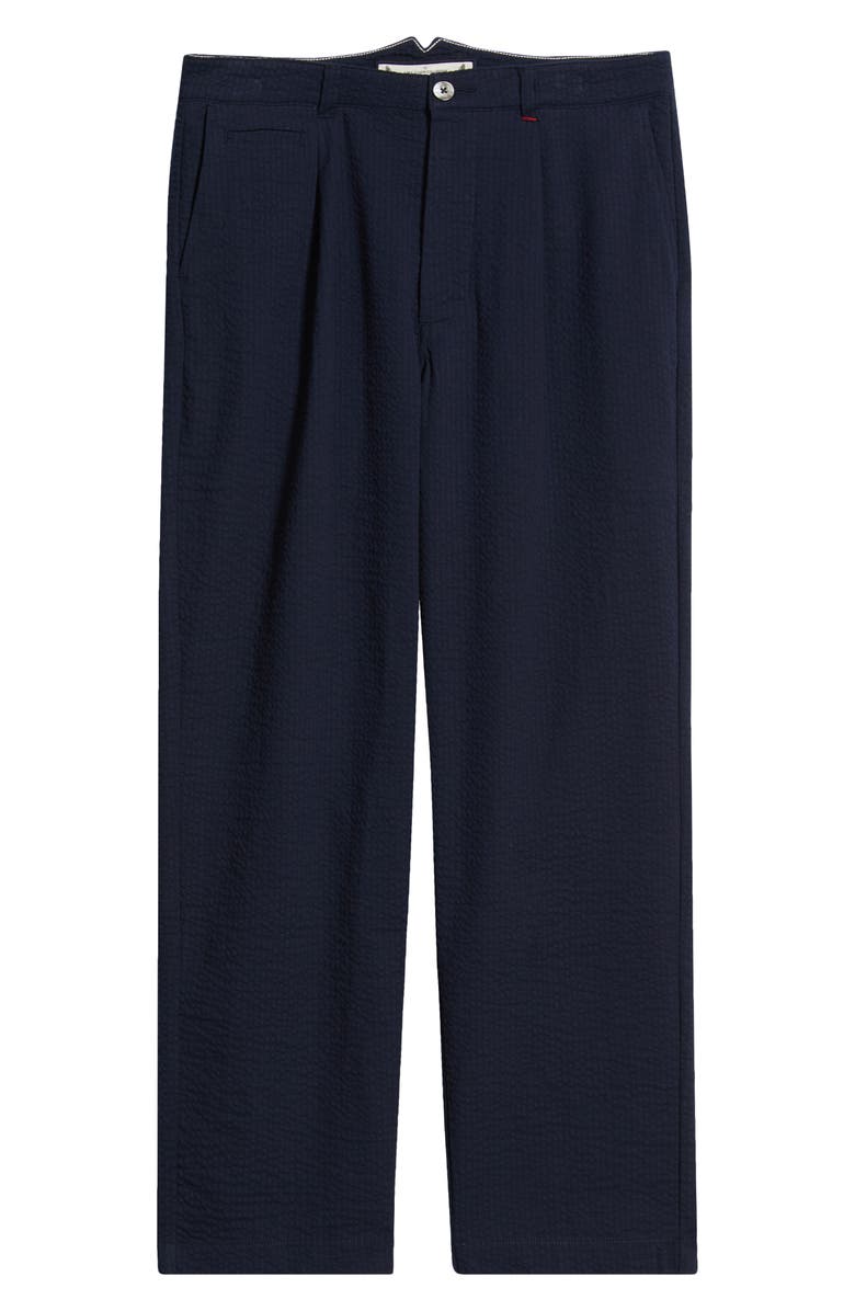Imperfects Mr. Lynch's 1201M Seersucker Straight Leg Pants, Alternate, color, Dark Navy