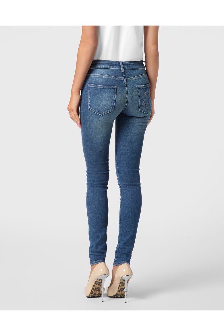 Denim Jeggings Women, Alternate, color, DEEPSEABLUE