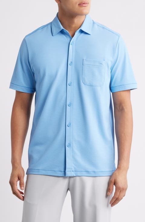 Costa Wave Camp Short Sleeve Button-Up Shirt