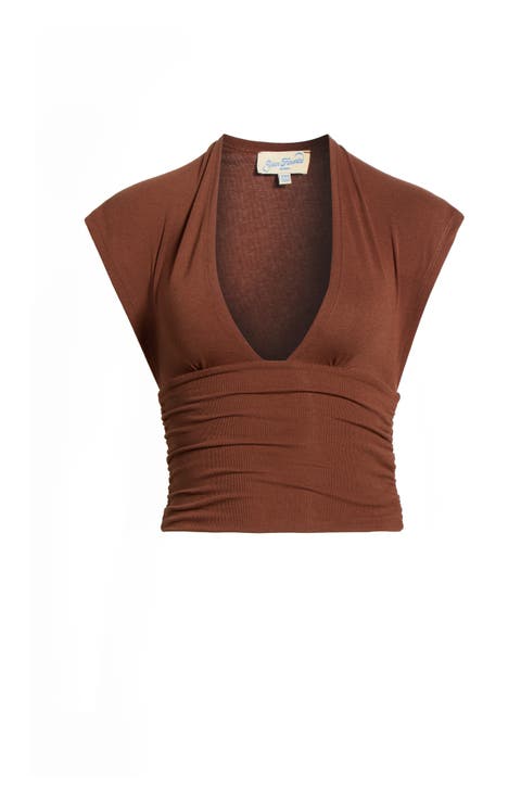 Harley Deep V Cinched Top